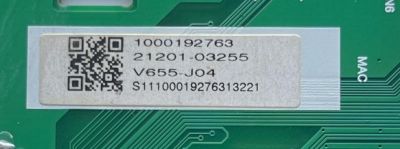 MAIN PARA TV VIZIO (( NUEVA )) 21201-03255 / TD.MT5691.U751 / 1000192763 / MODELO V655-J04	 - Imagen 3